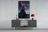 Kylo Ren Glass Wall Art.