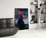 Kylo Ren Glass Wall Art.