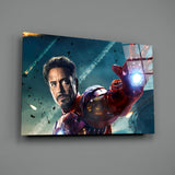Iron Man Glass Wall Art.