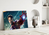 Iron Man Glass Wall Art.