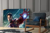 Iron Man Glass Wall Art.