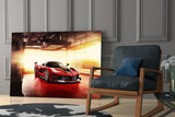 Ferrari FXX K Glass Wall Art.