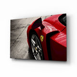 Monochrome Italian Supercar Cuadro de cristal - 72x46 cm