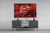 Superman Glass Wall Art.