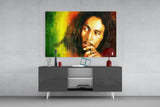 Bob Marley Glass Wall Art.