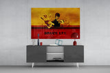 Bruce Lee Glass Wall Art.