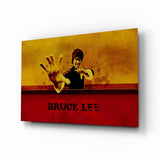 Bruce Lee Glass Wall Art.
