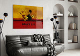 Bruce Lee Glass Wall Art.