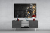 Christiano Ronaldo Glass Wall Art.