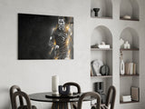 Christiano Ronaldo Glass Wall Art.