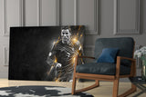 Christiano Ronaldo Glass Wall Art.