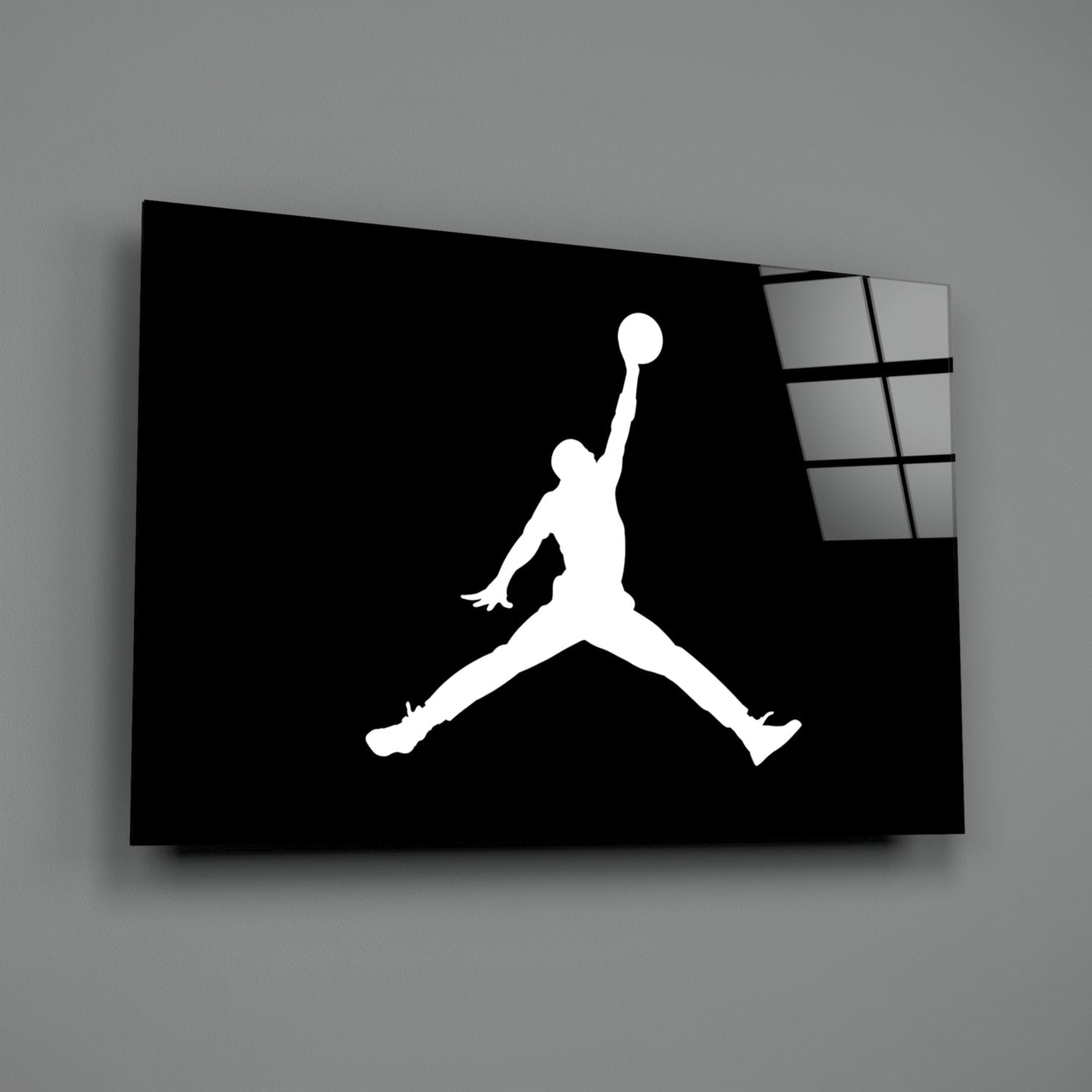 Air Jordan Glass Wall Art – Insigneart EU - Main Image