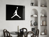 Air Jordan Glass Wall Art.
