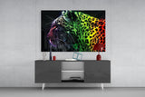 Leopard Glass Wall Art.