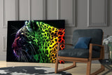 Leopard Glass Wall Art.