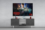 Stranger Things Poster Glass Wall Art.