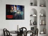 Stranger Things Poster Glass Wall Art.