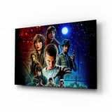 Stranger Things Poster Glass Wall Art.