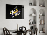 Los Angeles Lakers Glass Wall Art.