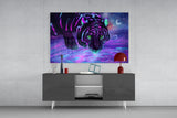 Tiger Glass Wall Art.