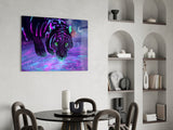 Tiger Glass Wall Art.