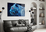 Leopard Glass Wall Art.