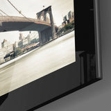 Brooklyn Bridge Glass Wall Art.