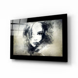 Woman Glass Wall Art.