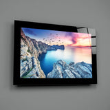 Birds and Reefs Glass Wall Art.