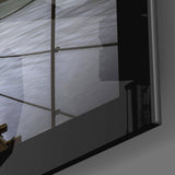 Forest Bridge Glass Wall Art.