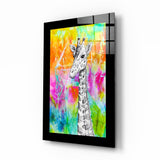 Giraffe Glasbild