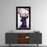 Giraffe Glass Wall Art.