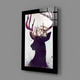 Giraffe Glass Wall Art.