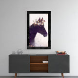 Horse Glass Wall Art.
