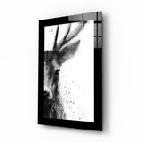 Deer Glass Wall Art.
