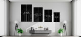 Cool Cat in Shades Glass Wall Art