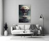 The Arrival Glass Wall Art || Designer Collection.