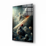 Small Bang Glass Art  || Designers Collection - 72x46 cm