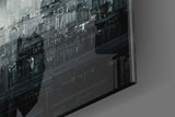Old City Silhouette Glass Art  || Designer Collection.