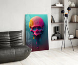 Melt of the Skull Glass Art  || Designer Collection.