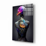 Quadro in vetro "Mutazione" || Collezione Designer - 72x46 cm