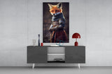 The Fox Glass Wall Art || Designer Collection.