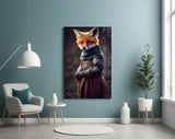 The Fox Glass Wall Art || Designer Collection.