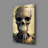 The Immortal Fighter Glass Wall Art || Designer Collection.