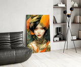 The Elegiac in Eyes Glass Wall Art || Designer Collection.