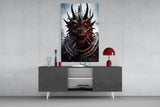 The Beast Glass Wall Art || Designer Collection.