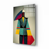 Tableau en verre « Homme coloré » || Collection Designer - 72x46 cm