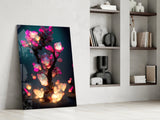 Fire Blooms Glass Art  || Designer Collection.