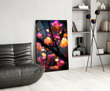 Fire Blooms Glass Art  || Designer Collection.