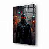Œuvre en verre « Rage noire » || Collection Designer - 72x46 cm